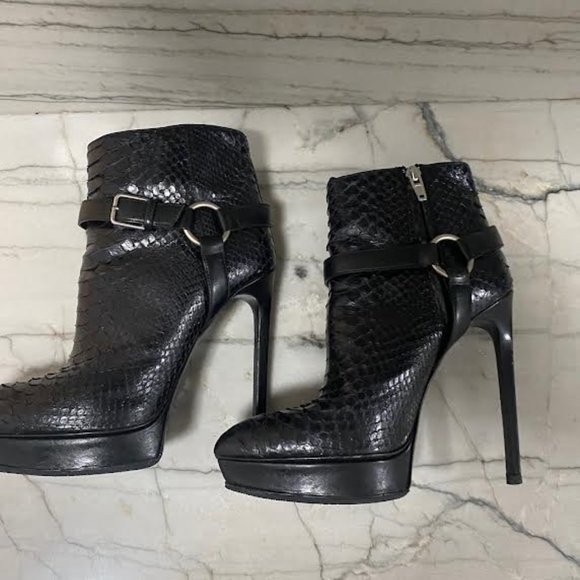 Exotic Skin Saint Laurent Booties - Picture 7 of 7